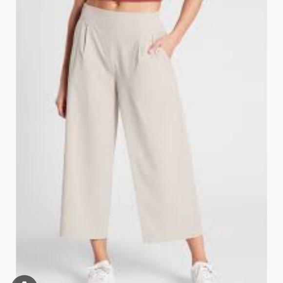 Athleta Pants - Athleta Brooklyn wide leg crop nwt